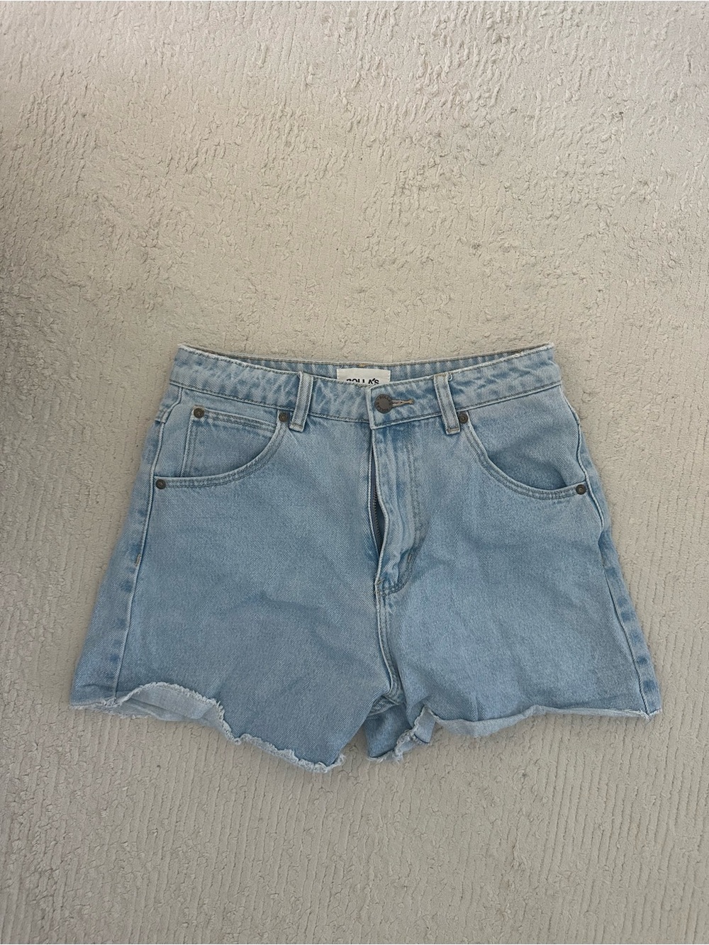 ROLLA'S Light Blue Denim High-Rise Jean Shorts